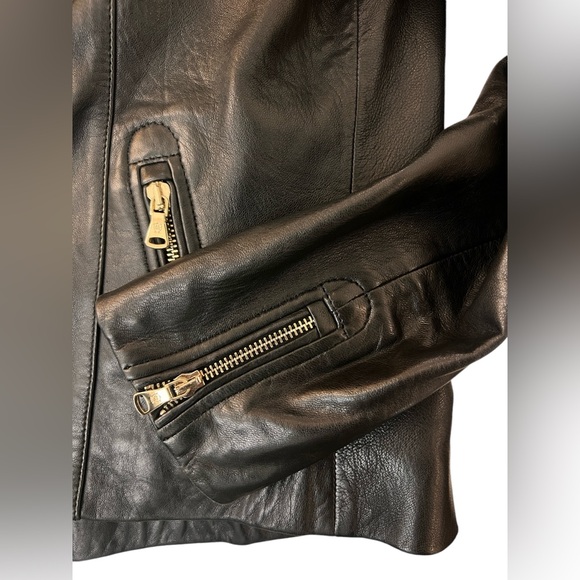Massimo Dutti leather jacket - Picture 7 of 8